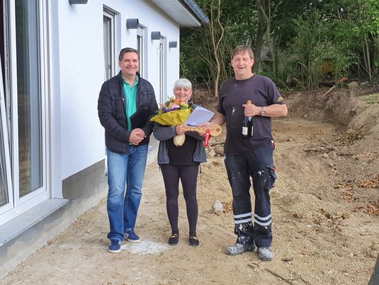 Hausübergabe Familie H.