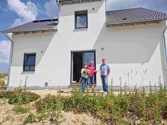 Hausübergabe Familie M.B.