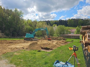 Erdarbeiten_Bungalow Mengkofen