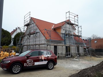 09 - Dach eingedeckt - Massivhaus - Einfamilienhaus - München – schlüsselfertig