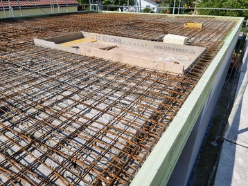 Bewehrung Decke EG in der Wolfgangsiedlung in Landshut