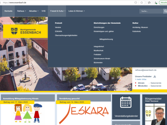 Freizeitmoeglichkeiten_auf_der_Homepage_der_Gemeinde_Essenbach