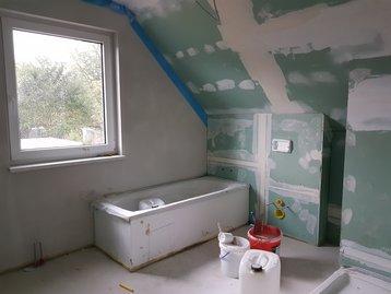 15 - Sanitär mit Estrich - Massivhaus - Einfamilienhaus - München – schlüsselfertig