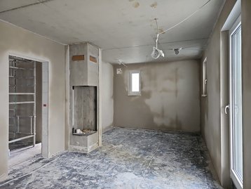 21 -- Innenputz eines schlüsselfertigen Einfamilienhauses in Loiching bei Dingolfing