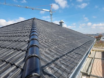 Eingedecktes Dach in Mainburg