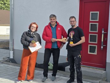 Hausübergabe einer Doppelhaushälfte in Massivbauweise in Röhrmoos