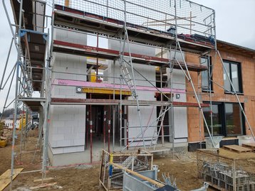 Rohbau Doppelhaus Mainburg