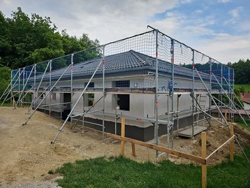 Dach eingedeckt_Bungalow Mengkofen