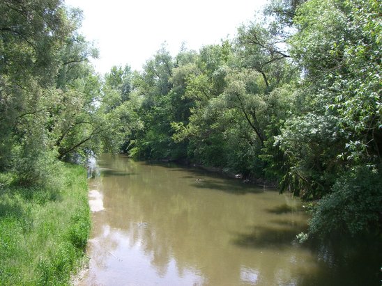 Die Amper in Fahrenzhausen