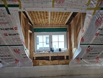 Trockenbau bei einem unterkellerten massiven Einfamilienhauses in München, Waldperlach