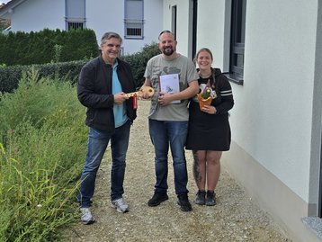 Hausübergabe eines Bungalows in Dingolfing