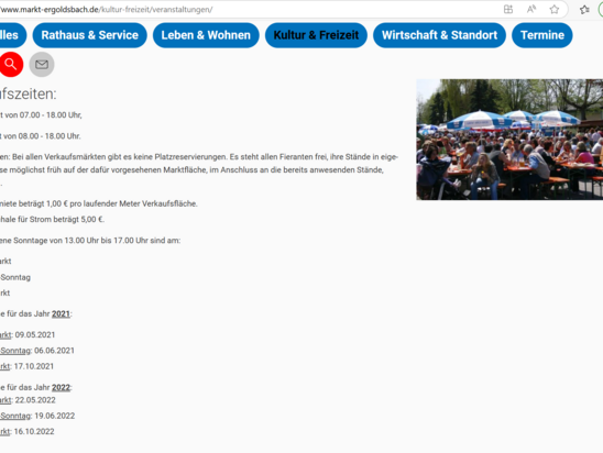 Freizeitleben in der Gemeinde Ergoldsbach