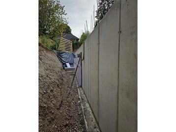 Kellerwände  eines unterkellerten massiven Einfamilienhauses in München