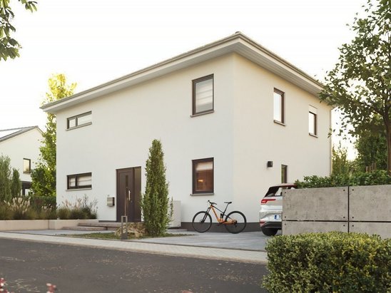 Stadtvilla Flair 152 RE Visualisierung Straßenansicht
