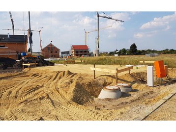 02 - Erdarbeiten - schlüsselfertiges Massivhaus in Ergolding bei Landshut