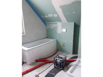 14 - Sanitärrohinstallation - Massivhaus - Einfamilienhaus - München – schlüsselfertig