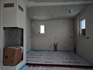 22 - Fußbodenheizung eines schlüsselfertigen Einfamilienhauses in Loiching bei Dingolfing