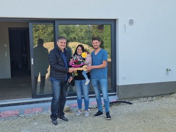 Hausübergabe Familie N. 