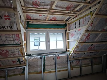 Trockenbau bei einem unterkellerten massiven Einfamilienhauses in München, Waldperlach