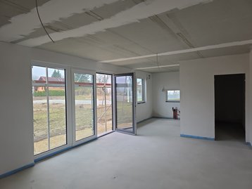 Estrich eines Einfamilienhauses in Massivbauweise in Moosburg